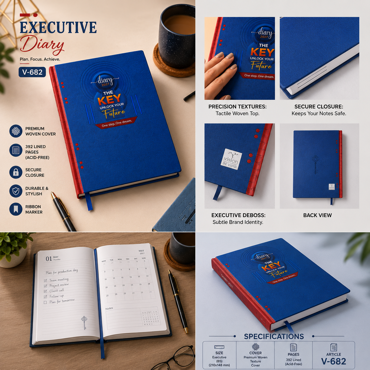 The Key Theme Diary V-674