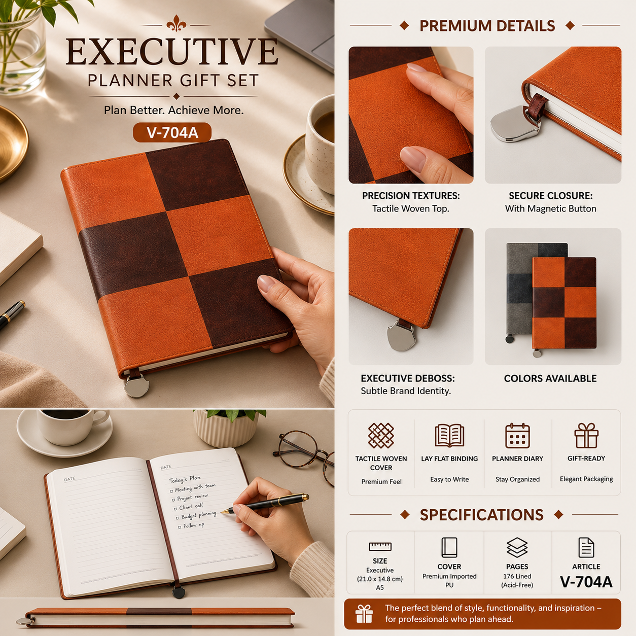 Executive Planner Gift Set V-705