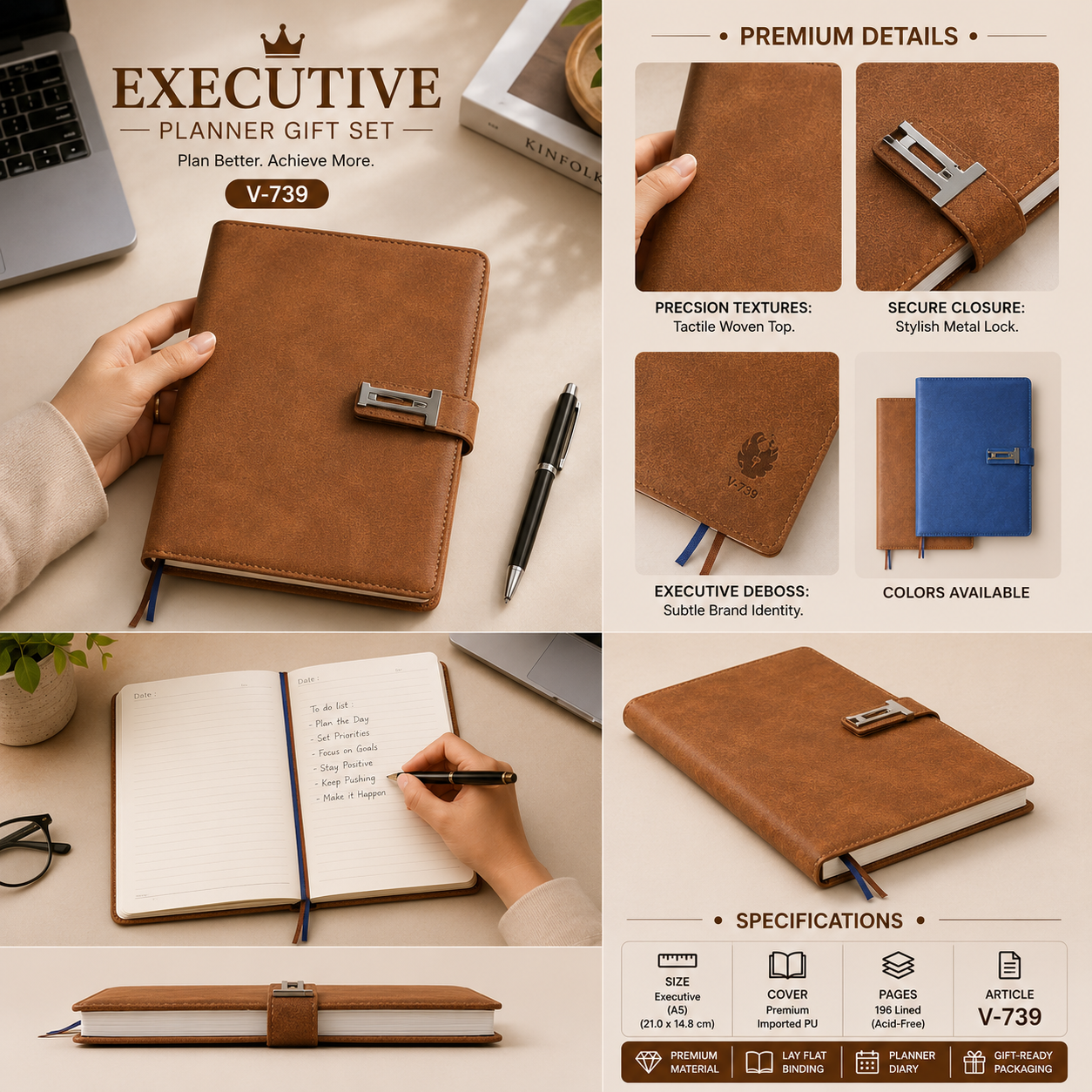 Executive Planner Gift Set V-737