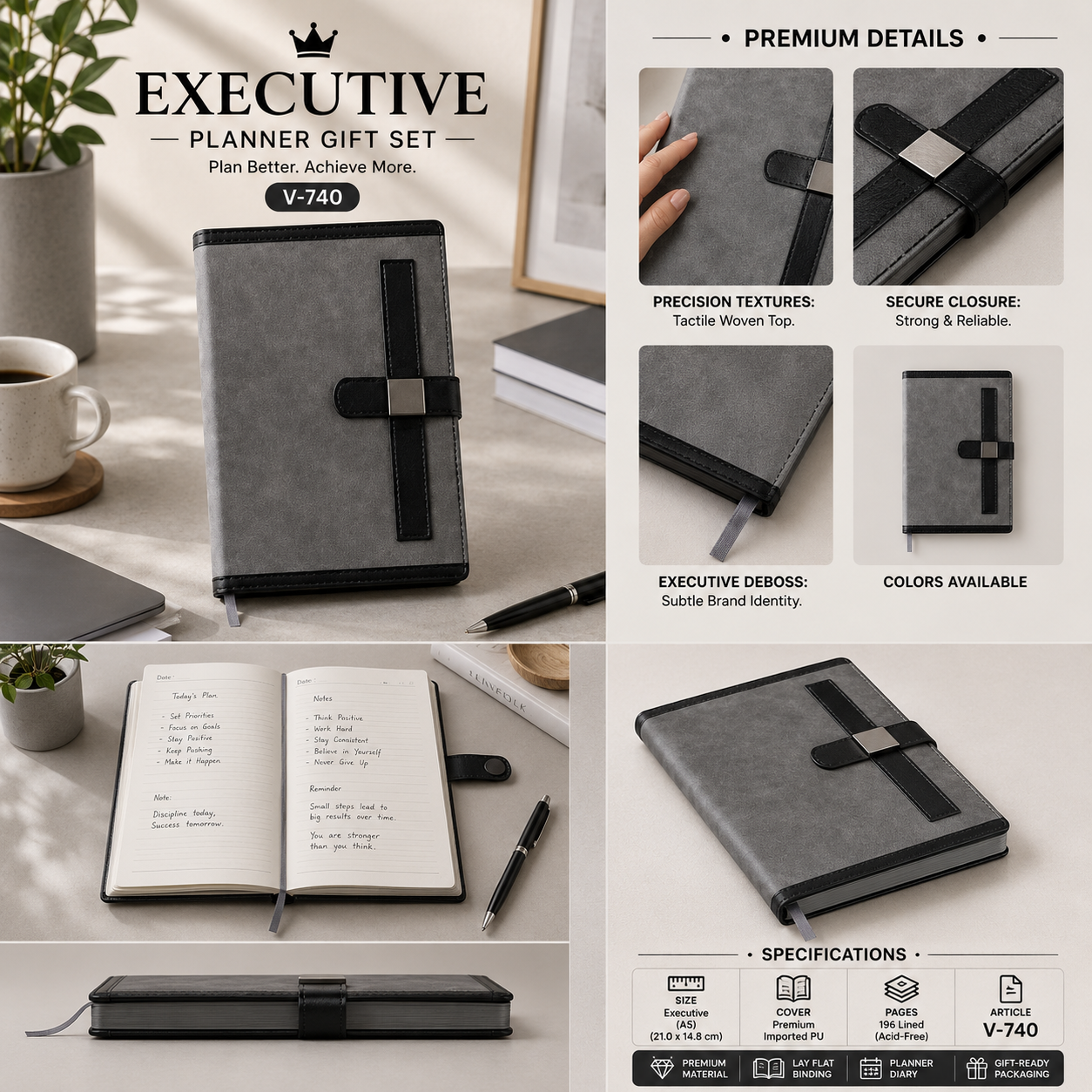 Executive Planner Gift Set V-738