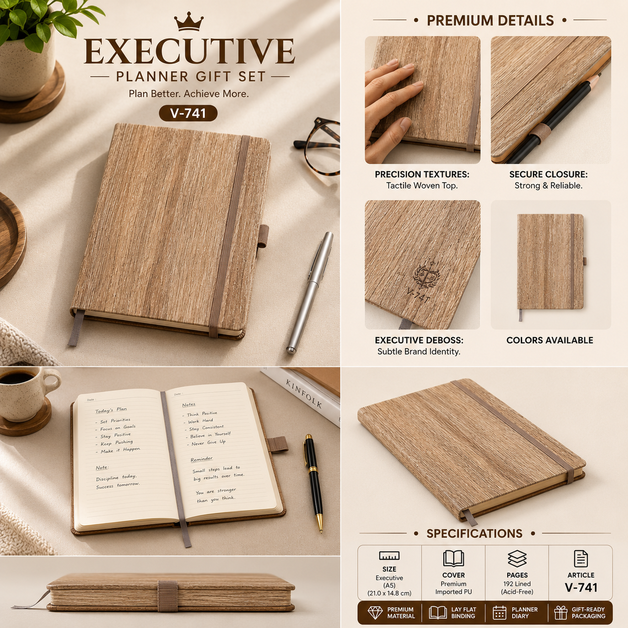 Executive Planner Gift Set V-739