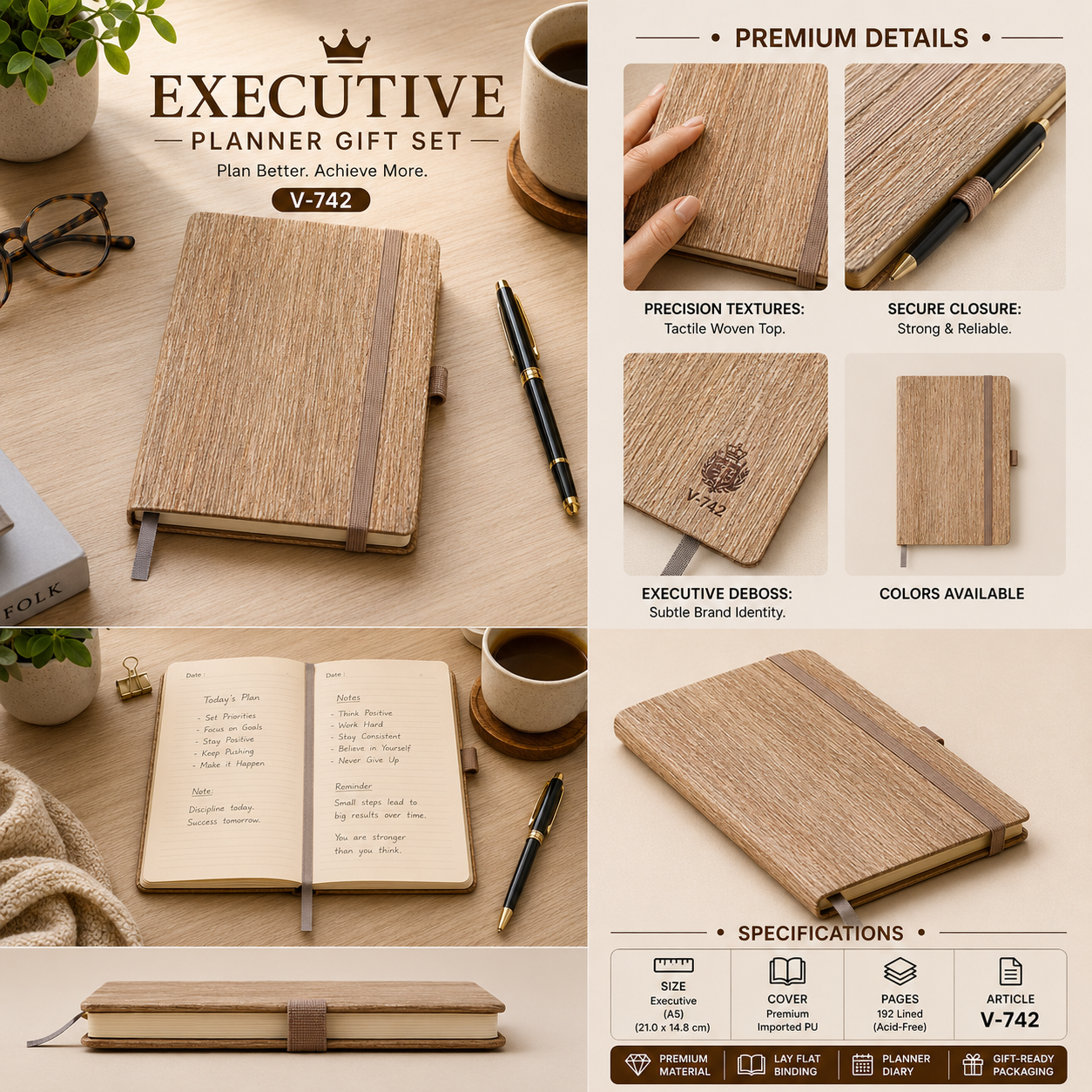 Executive Planner Gift Set V-740