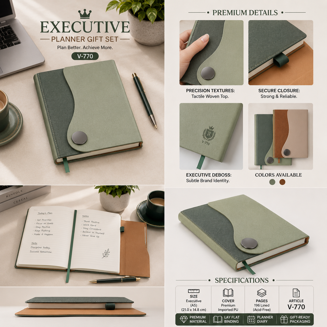 Executive Planner Gift Set V-771