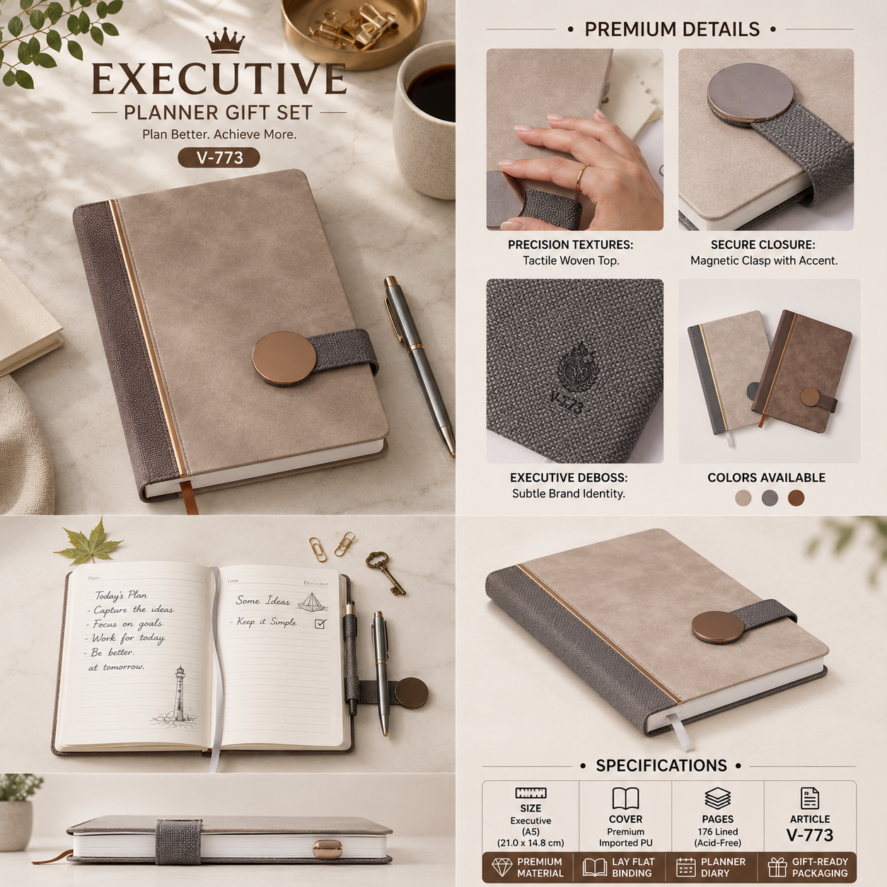 Executive Planner Gift Set V-773