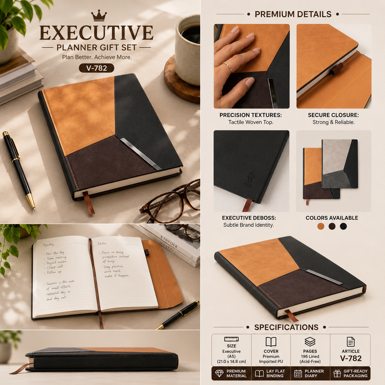 Executive Planner Gift Set V-782